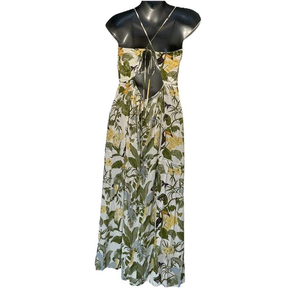 Reformation Floral Dress Midi  M Women Easter Spring Summer Vacation Cruise